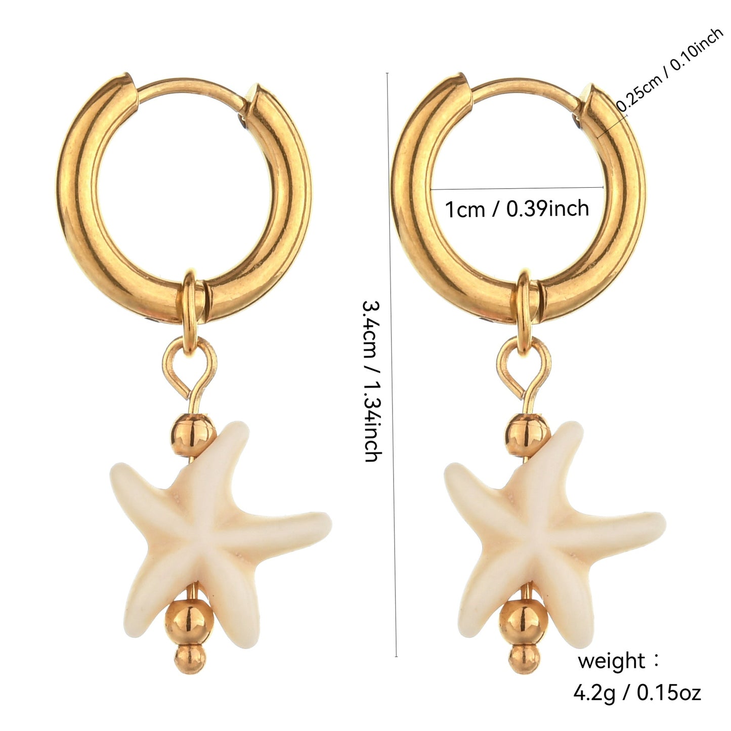 Lustrous Heart-Shaped Stainless Steel Earrings For Women