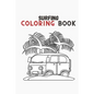 surfing journey coloring book: surf lovers, windsurf, surfing board, ocean waves beach love - Paperback