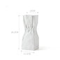White Ceramic Vase Art Ornaments Living Room Flower Arrangement Decoration