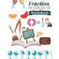 Fraction and Adding Fraction Worksheets: Elementary fraction worksheets for 1st Grade, Fun and Easy Fractions and Adding fractions for Grade 1 ( Ages - Paperback