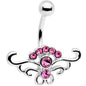 Pink Gem Summer Breeze Belly Ring
