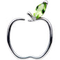 18G 3/8 Green Gem Delicious Apple Closure Ring