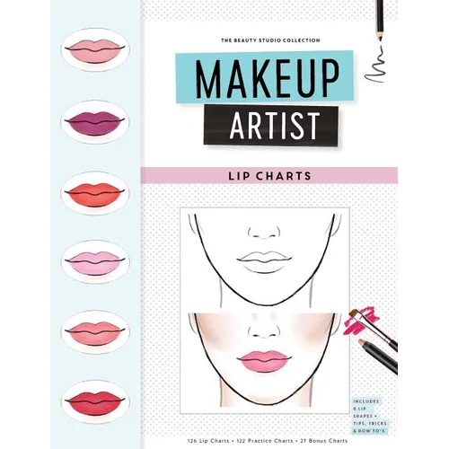 Makeup Artist Lip Charts - Paperback