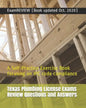 Texas Plumbing License Exams Review Questions and Answers: A Self-Practice Exercise Book focusing on IPC code compliance - Paperback