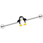 Happy Pudgy Penguin Industrial Barbell 38mm