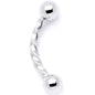 16G 5/16 Twisted Style Curved Eyebrow Rook Piercing