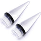 Freaky Fun Lightweight Clear Acrylic Straight Taper Set 2mm to 1 Inch