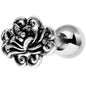 16G 1/4 Spirit of the Lotus Flower Cartilage Tragus Earring