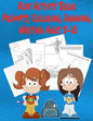 Kids Activity Book Prompts, Coloring, Drawing, Writing Ages 5-10: Children's Educational Notebook - Paperback