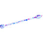 14G Pink White Blue Make A Point Industrial Barbell 38mm