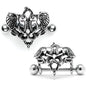 14G 9/16 Dueling Elephants Nipple Shield Set