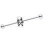 14G Evil Ancient Octopus Of The Deep Industrial Barbell 38mm