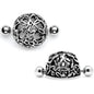 14G 9/16 Framework Twining Vines Nipple Shield Set