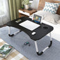 Notebook folding computer table