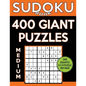 Sudoku Book 400 Medium GIANT Puzzles: Sudoku Puzzle Book With One Gigantic Puzzle Per Page, One Level of Difficulty - Paperback