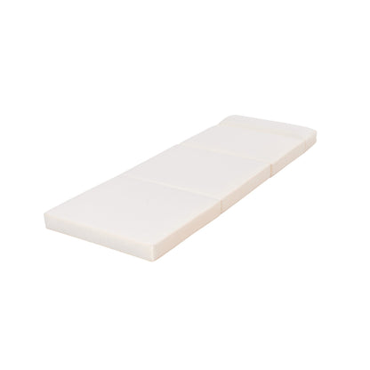 Chaise Lounge Acacia Wood Black 4-Position Cream Cushion 79in