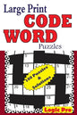 Large Print Code Word Puzzles - Paperback