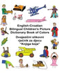 English-Croatian Bilingual Children's Picture Dictionary Book of Colors - Paperback
