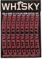 WHISKY 50w Rim Decal Kit for 2 Rims Red