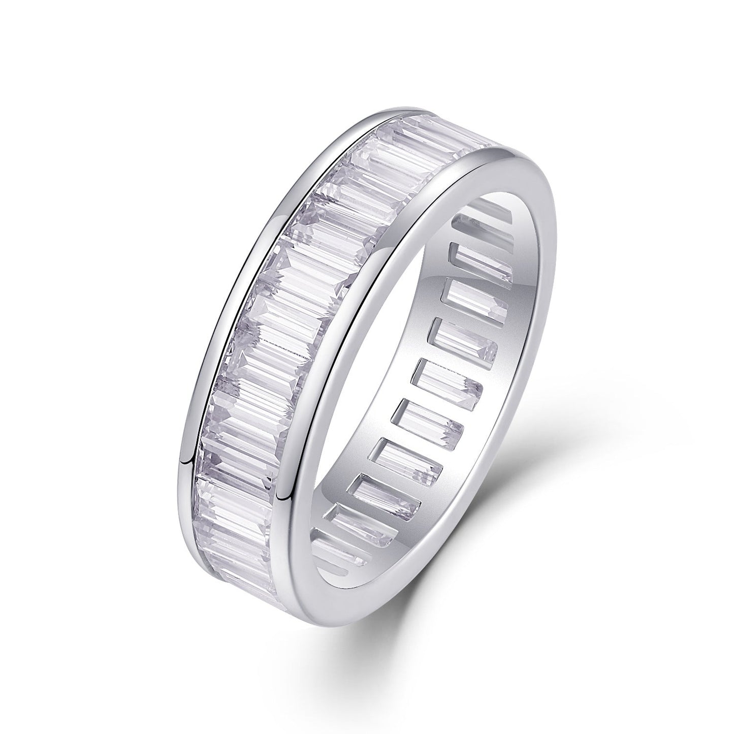 High-grade Versatile European And American Non-fading Ring Moissanite Women