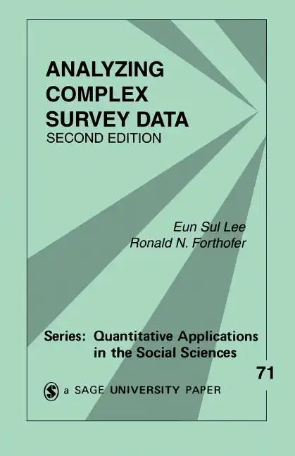 Analyzing Complex Survey Data - Paperback
