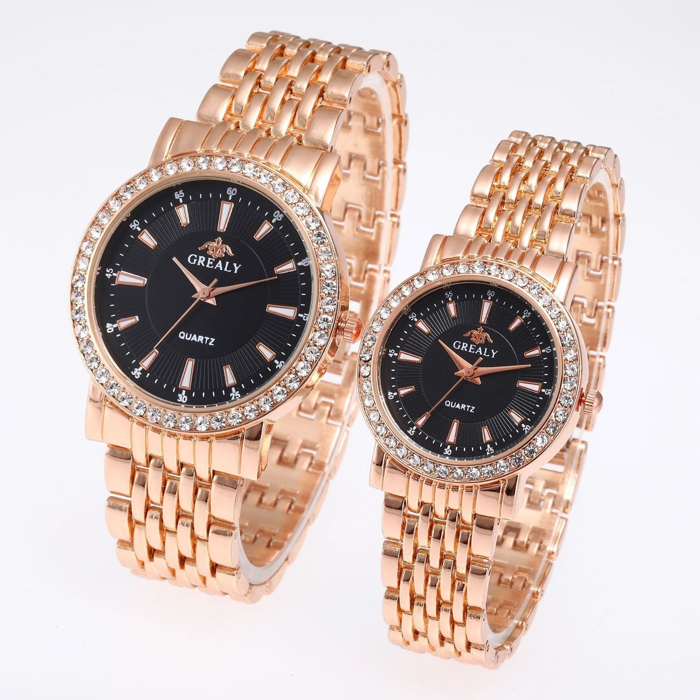 Mens And Womens Quartz Dress Couple Watches Business Gift