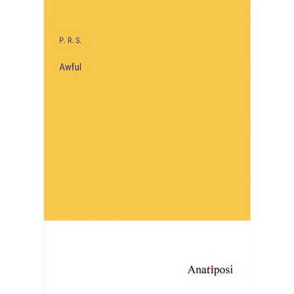 Awful - Paperback
