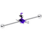 14G Halloween Way of the Witch Barbell Industrial 38mm