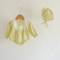 Baby Girl Triangle Jumpsuit Harness Long-sleeved Package Farting Clothes