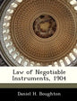 Law of Negotiable Instruments, 1904 - Paperback