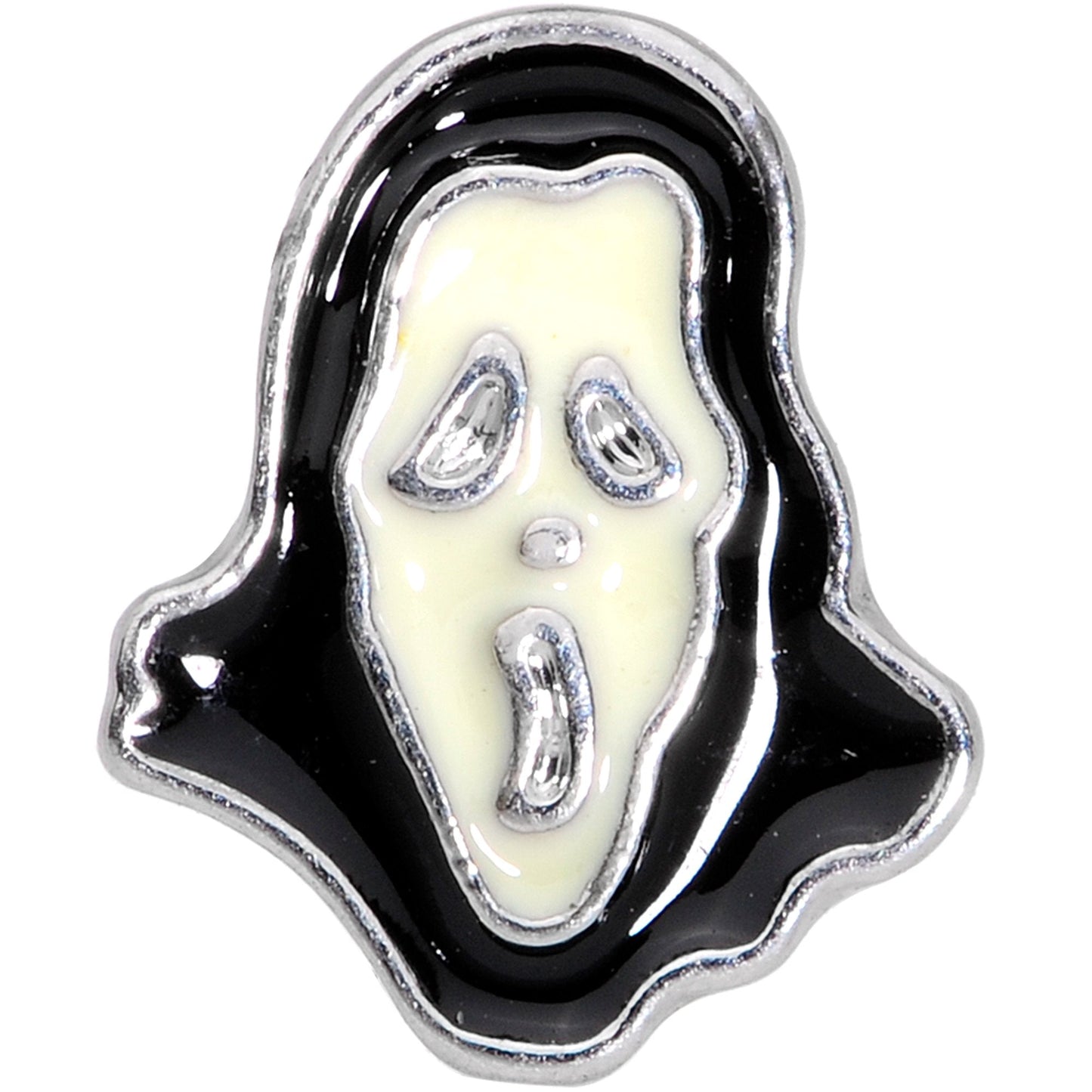 16G 1/4 Halloween Screaming Ghost Cartilage Tragus Earring