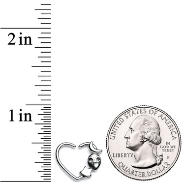 16G 3/8 Alien Among The Stars Left Heart Closure Ring