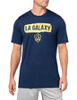 adidas Mens Los Angeles Galaxy Local Pop Short Sleeve Pre-Game T-Shirt Team Navy Blue/La Gallaxy XX-Large