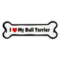 I Love My Dog Car Magnet: Breeds A - K