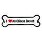 I Love My Dog Car Magnet: Breeds A - K