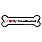 I Love My Dog Car Magnet: Breeds A - K