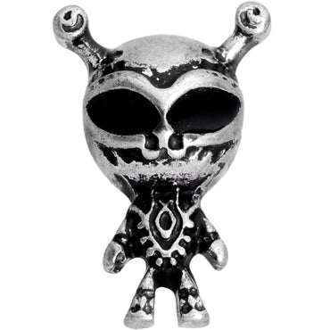 16G 1/4 Sweet Black Eyed Alien Tragus Cartilage Earring