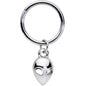16G 3/8 Open Eyed Alien Invader Dangle Hinged Segment Ring
