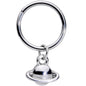 16G 3/8 Ringed Planet Saturn Dangle Hinged Segment Ring