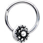 16G 3/8 Moon Cradling the Sun Hinged Segment Ring