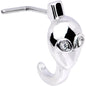 20G Clear Gem Alien Invader Faux Hoop L Shaped Nose Ring