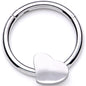 16G 3/8 I Heart My Piercings Hinged Segment Ring