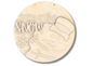 Unfinished Wood Bring On The Snow Door Sign Kit | Wood Craft Cutouts | 1/4" Thick |