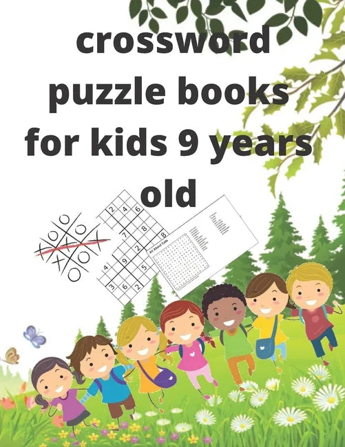 crossword puzzle books for kids 9 years old: Easy Word Learning Activities for Kids Back to School Vocabulary Activities - Paperback