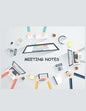 Meeting Notes: Taking Minutes of Meetings Notes, Attendees, and Action items - Paperback