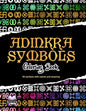 Adinkra Symbols: Coloring Book - Paperback