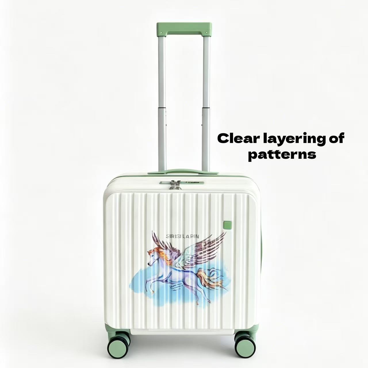 Side Opening Small Luggage Compartment, 20 Inch Compact Wheeled Travel Bag, Suitable For Carrying Around, Lightweight And Practical