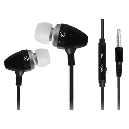 4 Sets 3.5mm In-Ear Headphones with Mic