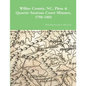 Wilkes County, NC, P&Q Minutes, 1798-1805 - Paperback