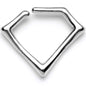 16G 5/16 Rhombus For Royalty Closure Ring